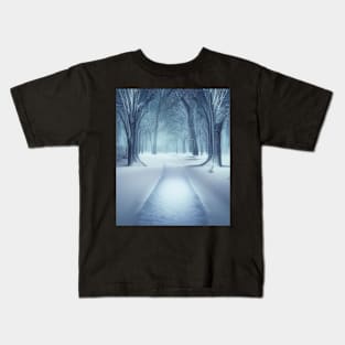 winter in the nature Kids T-Shirt